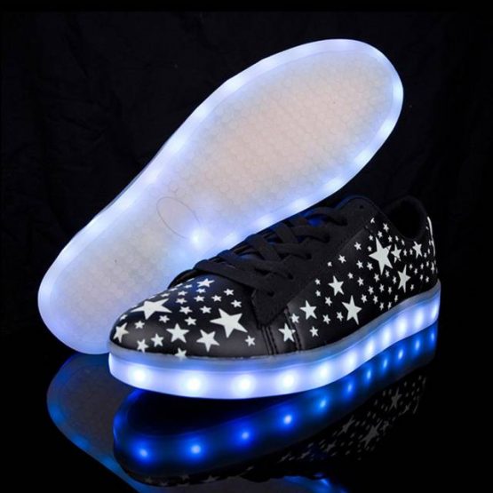 Adidasi LED Black-Star